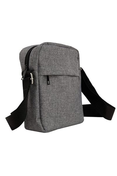 TREND Ανδρική τσάντα Cross Strap Grey 7699
