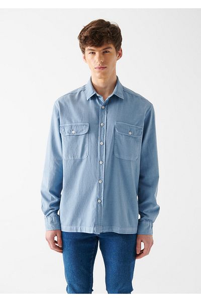 Mavi Hemd - Blau - Regular Fit
