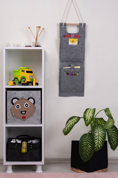 Art Bee Felt Multi-Purpose Organizer Hanging Door Back Organizer Home Decoration