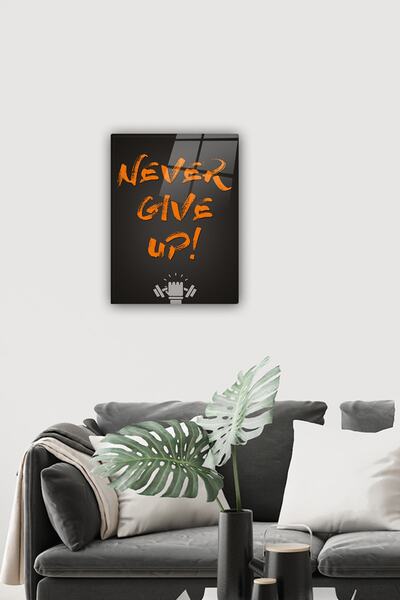 Decorita Pictură pe sticlă |   Nu renunța niciodată - 5