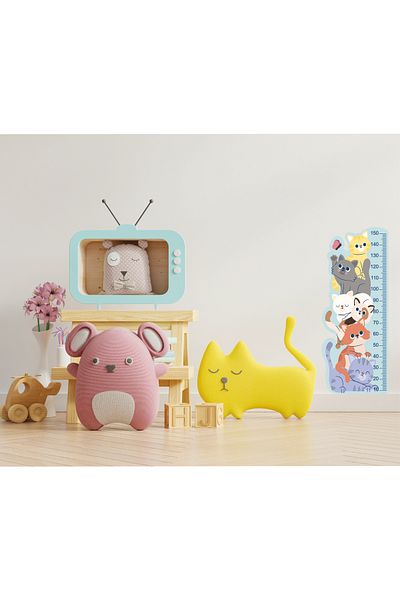 Master Animal Figure Height Chart 150x60 Cm