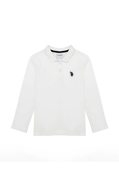 U.S. Polo Assn. Girl Basic Ecru Sweatshirt