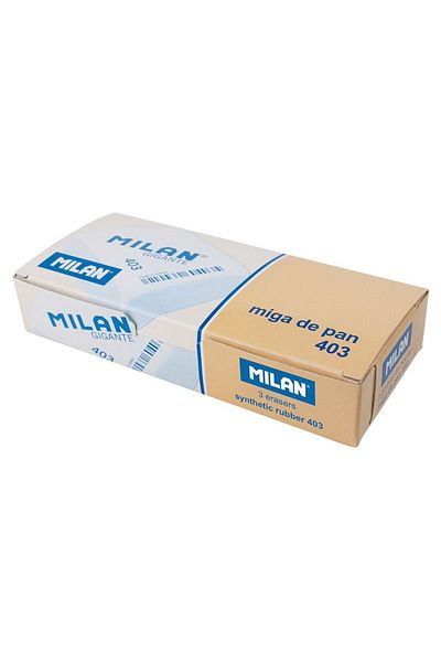 Milan Milan Soft Synthetic 403 Giant Eraser - Συσκευασία των 3