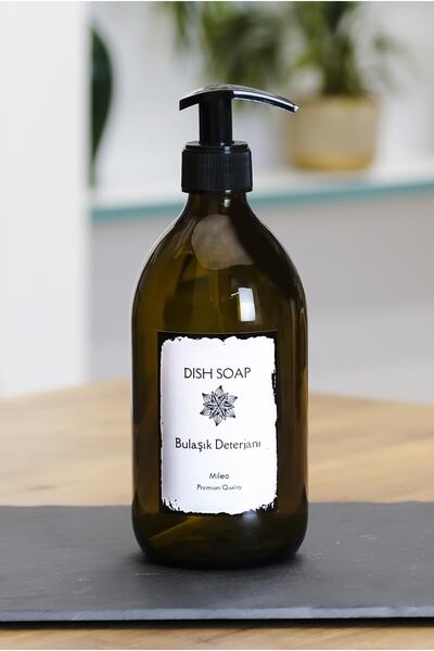 Milea Amber Cam Bulaşık Deterjanı Şişesi 500ml