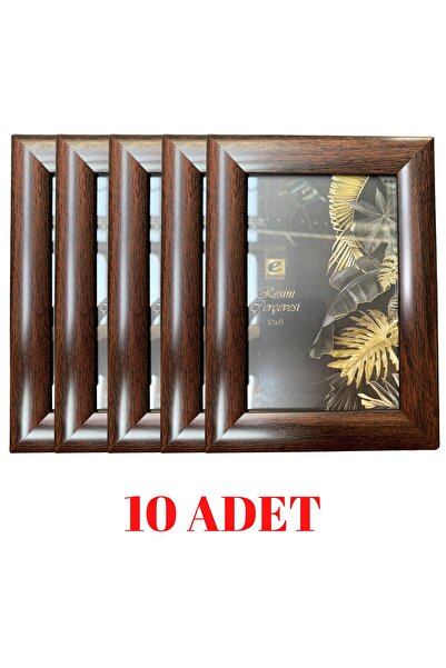 BELLARTE Kahverengi Fotoğraf Çerçevesi - 10x15 cm Masa Çerçevesi 2/3/5/10 Adet