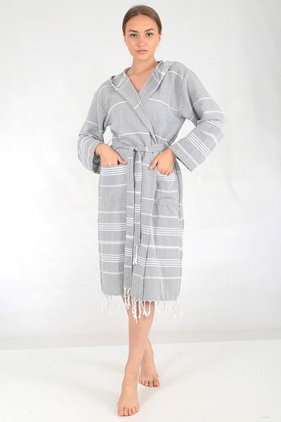 Buldan Concept Μπουρνούζι Miranda Loincloth Γκρι