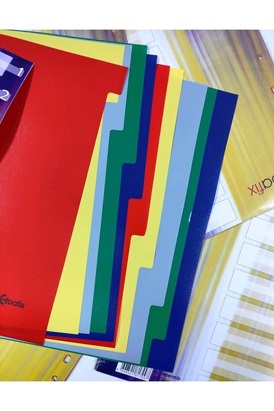 Bafix Bookmark - Colorful Index- 5 Colors-2 Pieces