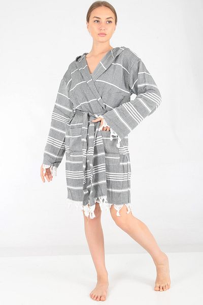 Buldan Concept Μπουρνούζι Miranda Loincloth Μαύρο
