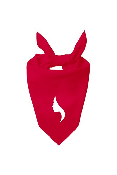 Tasarım Trend Women's Silhouette Design Single Color Scarf