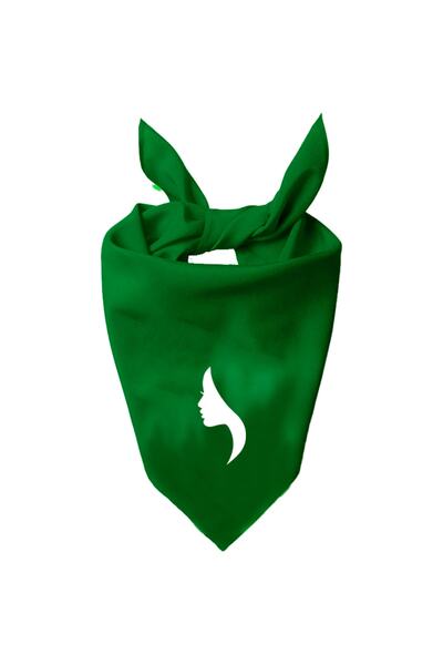 Tasarım Trend Eșarfă de culoare unică cu design siluetă pentru femei