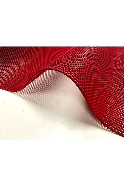 bademlerhali Wet Floor Mat Honeycomb Model Red Z Mat Pvc Hygienic Runner