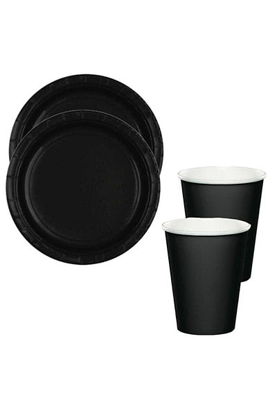 Mini Parti Mini Party Store Black Plate-glass Set