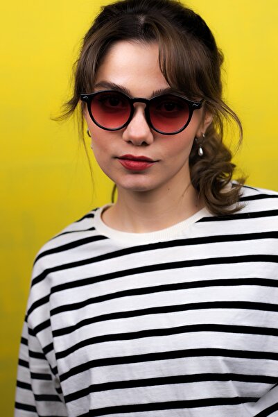 LUNOX Helios Siyah Esnek Kırılmaz Güneş Gözlüğü ( Degrade Kırmızı )