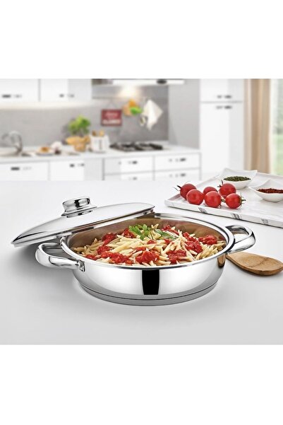 GÜLSANÇELİK Gülsan 22 Mega Basık Tencere