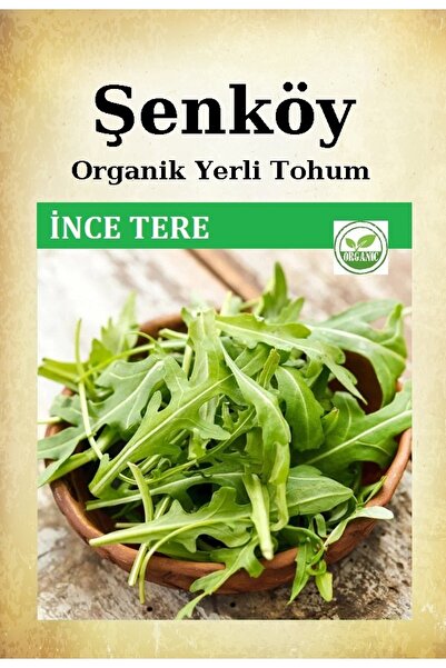 Şenköy Yerli Ince Yapraklı Tere Tohumu Doğal Ata Antakya Tel Tere Tohumu Pake...
