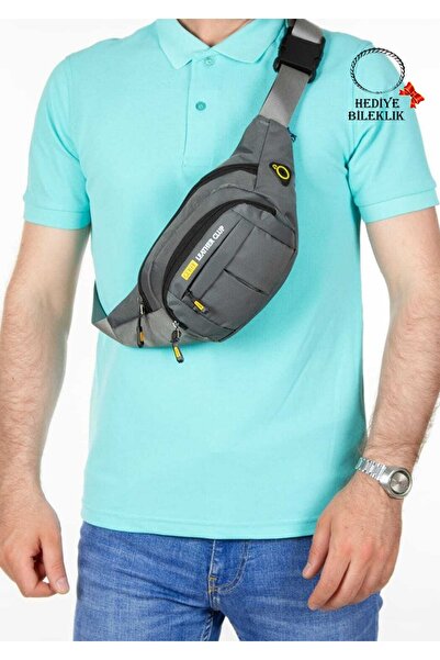 CERFF LEATHER CLUP Geantă de umăr și talie impermeabilă din țesătură Impertex...