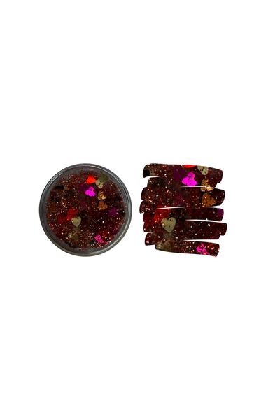 Bubblestar Jel Formlukalpli Parlak Glitter Glitter Jel Kalpli Glitter Jel Veg...