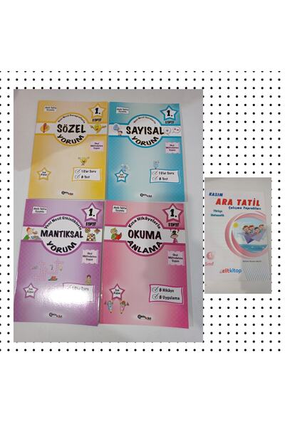 Çoklu Zeka Yayınları 1. Sınıf Çoklu Zeka Gelişme Seti( Kasım Ara Tatil Calism...