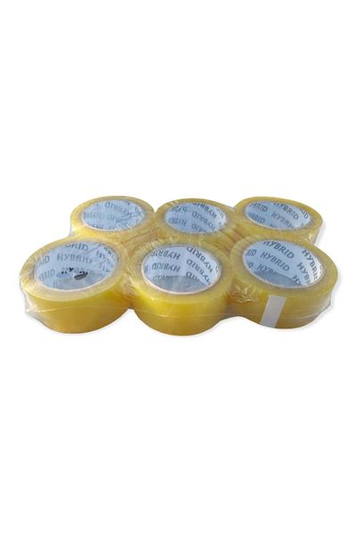Sazak Hırdavat Duct Tape 45x100 Meters Transparent 6 Pieces