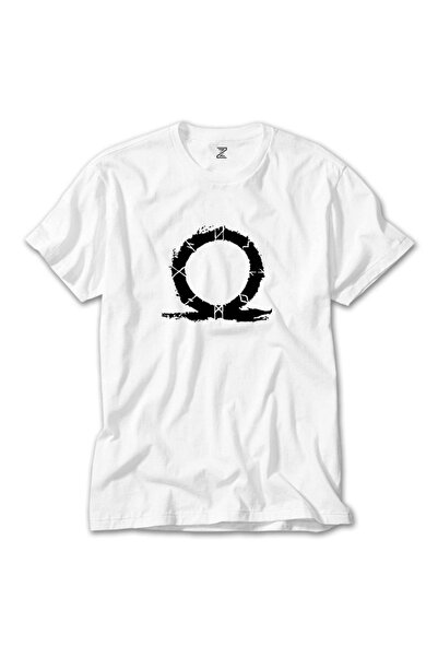 Z zepplin تي شيرت إله الحرب راجناروك أوميغا الأبيض