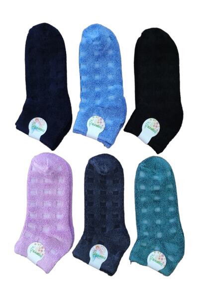 erceys 6-комплект женски бамбукови чорапи с две страни за зимата