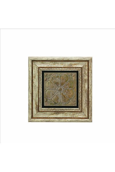 Sadrazam Pictură din piatră naturală imprimată cu simbolul zeiței florilor de lotus Anahita (20cmx20cm)(kd-105)