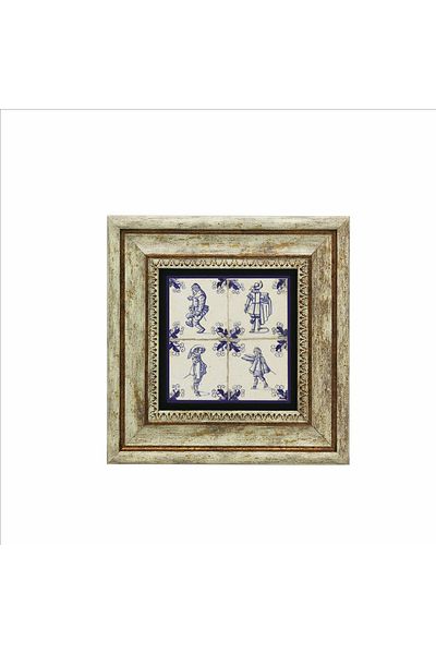 Sadrazam Pictură din piatră naturală imprimată cu model olandez (20cmx20cm)(kd-101)