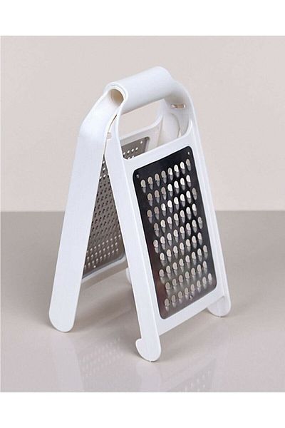 Mutfak Köşesi Foldable Stainless Steel Grater - Double Sided Grater White