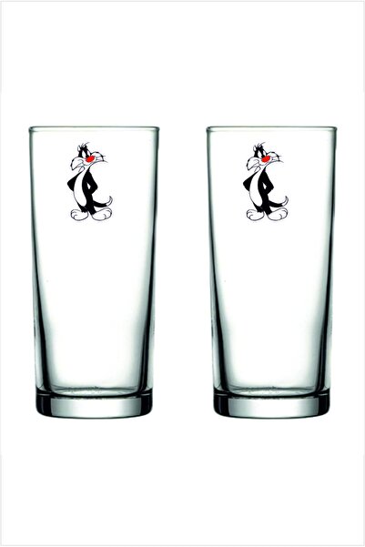Tasarici Çizgi Film Karakterli Rakı Bardağı Serisi 2 Adet Sylvester