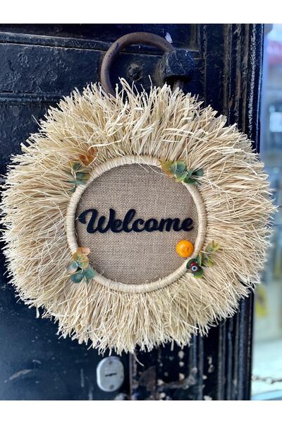 Maison Avf Τοίχος πόρτας με κακό μάτι - Στολίδι Raffia