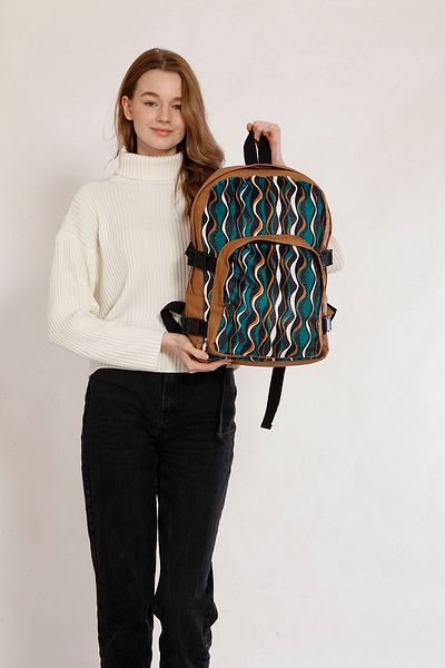 Street Bag Denver Καθημερινή χρήση Ταξιδιωτικό Σχολικό Σακίδιο Πλάτης Ethnic Αυθεντικό Σακίδιο πλάτης