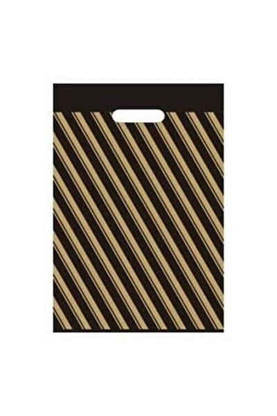 eylül ambalaj 33*45 No 3 Black Reinforced Striped Store Poster 50x20 Package Total 1000 Pieces