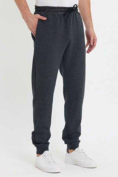 ENQUE Erkek Бол Lastikli Jogger Basic Chino Антрацит Штани