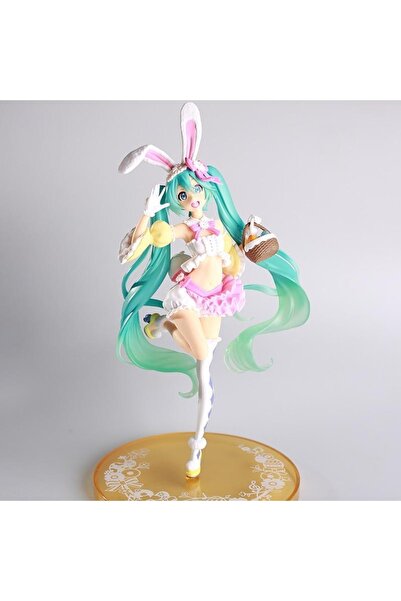 RMC Design Japaense Anime Figür Hatsune Miku Tavşan Kız Action Figure 23 Cm K...