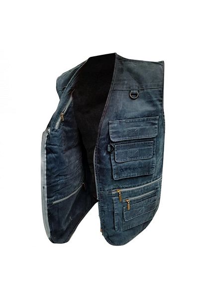 DFT Discovery Multi Pocket Vest Blue S