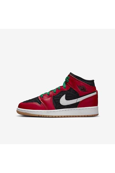 Nike Jordan 1 Mid Se Christmas (GS) - Dq8418-006 Kadın Jordan Spor Ayakkabısı