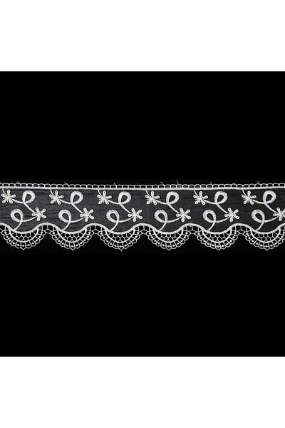 Nazarone Organza Guipure 7042 9mt-κρέμα