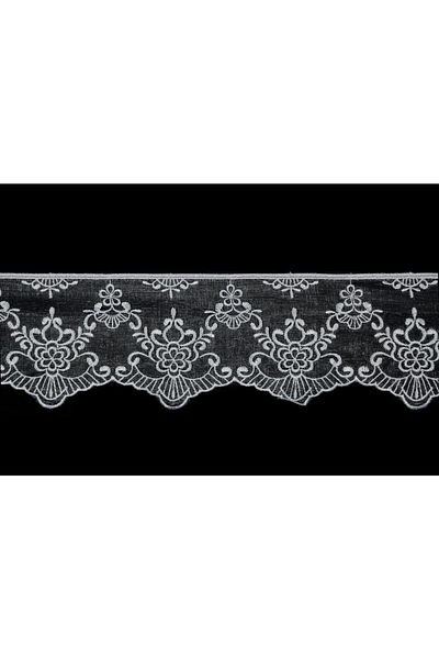 Nazarone Organza Guipure 9121 9mt-white