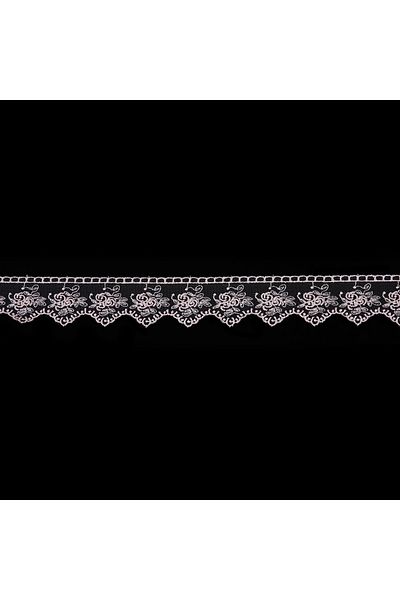 Nazarone Tulle Guipure 2211 9m-powder