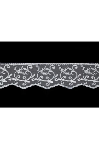 Nazarone Tulle Guipure 9122 9mt-white