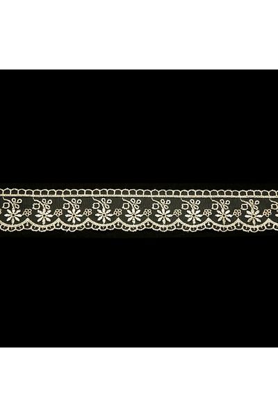 Nazarone Tulle Guipure 2045 9mt-καπουτσίνο