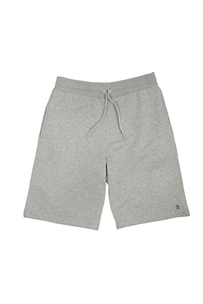 White&Melon Unisex Gri Şort