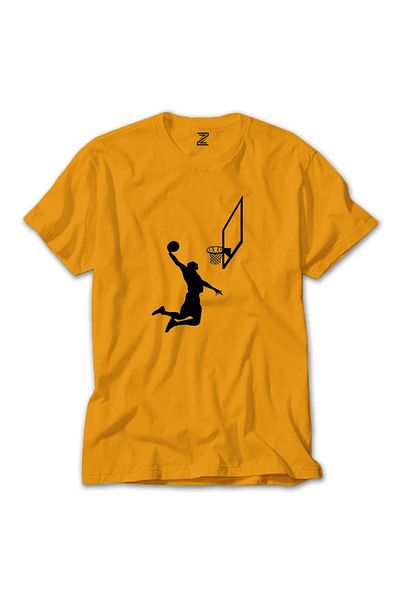 Z zepplin Κίτρινο T-shirt Basketball Smack Silhouette