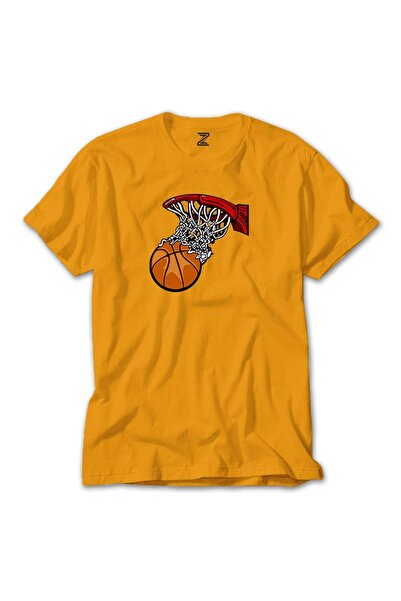 Z zepplin Баскетболна кошница Жълта тениска