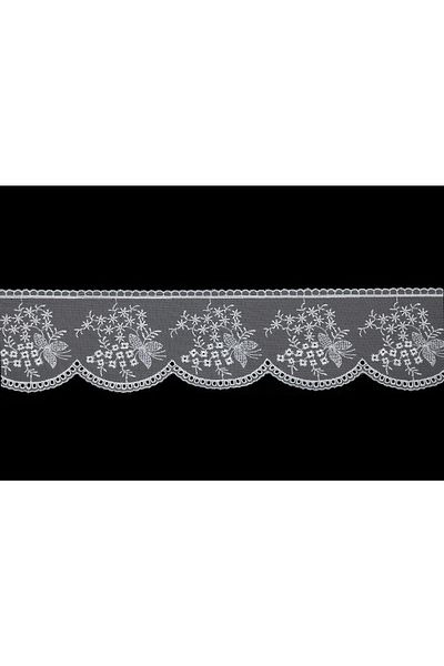 Nazarone Tulle Guipure 8097 9mt-white