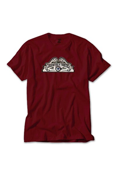 Z zepplin Tricou Roșu Cabinet Of Curiosities Board