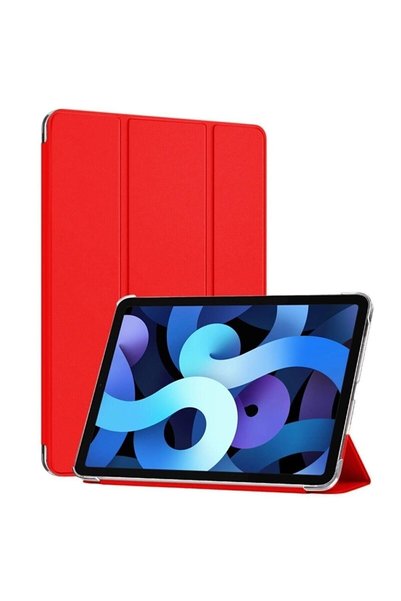 Branzino Ipad Air 2 9.7 Inç A1566 Smart Cover Uyku Modlu Standlı Arkası Şeffa...