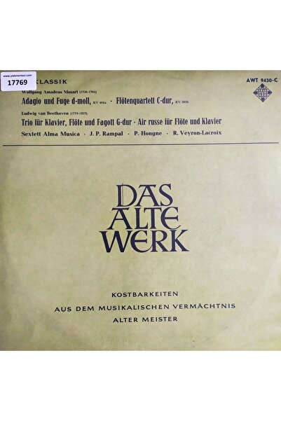 Plak Merkezi Mozart & Beethoven - Dönem Baskı