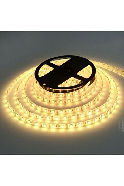 Cata CT-4486 5 Metre 12 Volt 10 Çipli Iç Mekan 4000 Kelvin Şerit Led AÇIK SARI