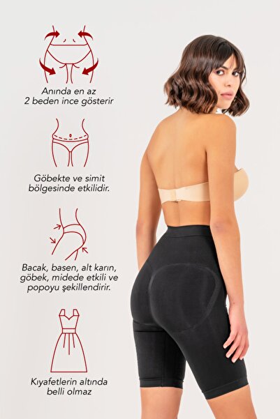 Yamuna Black Closed Basen Lifting Corset